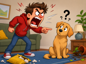 Angry Guy Dog