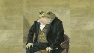Fancy Frog Portrait