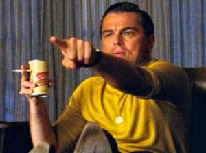 Rick Dalton Pointing