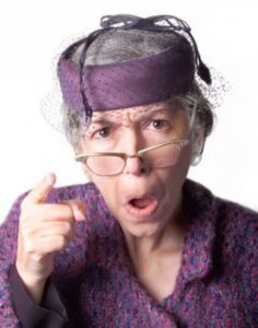 Shocked Pointing Lady